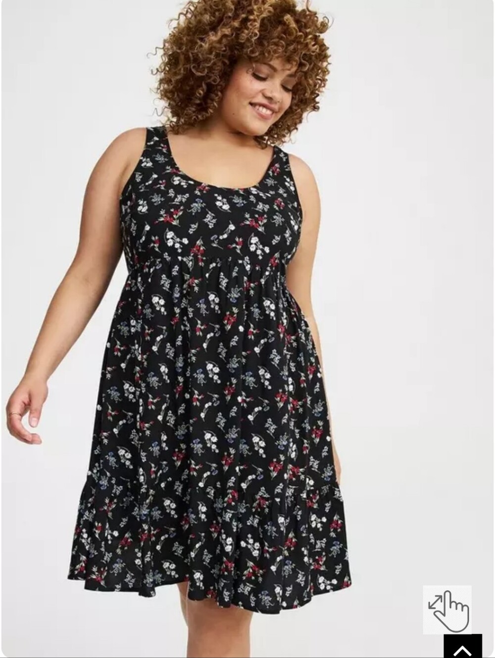 NWOT Torrid Tiered Tank Mini Dress